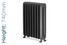 PA-BART-740-TH - Paladin Bartholomew 2 Column Cast Iron Radiator H740mm x W2036mm PA-BART-740-TH - Paladin Bartholomew 2 Column Cast Iron Radiator H740mm x W2036mm